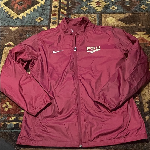 Nike Jackets & Blazers - Nike Burgundy windbreaker Jacket